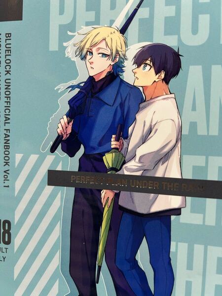 ブルーロック 同人誌『perfect plan under the rain』カイザー×潔世一 カイ潔