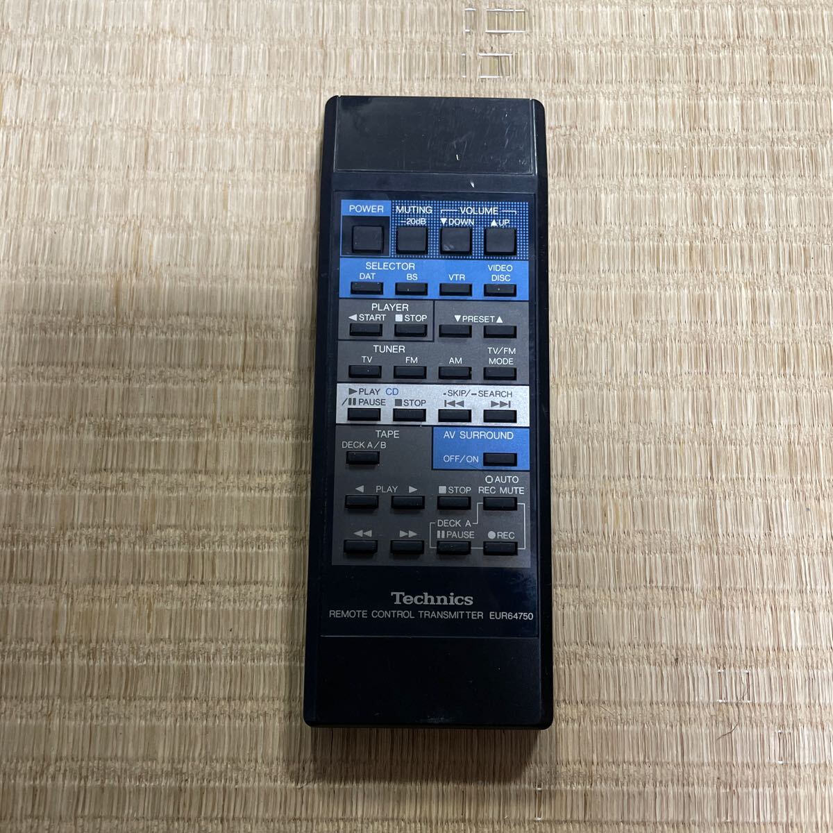 Technics RAK-SL512W Remote Control | eBay