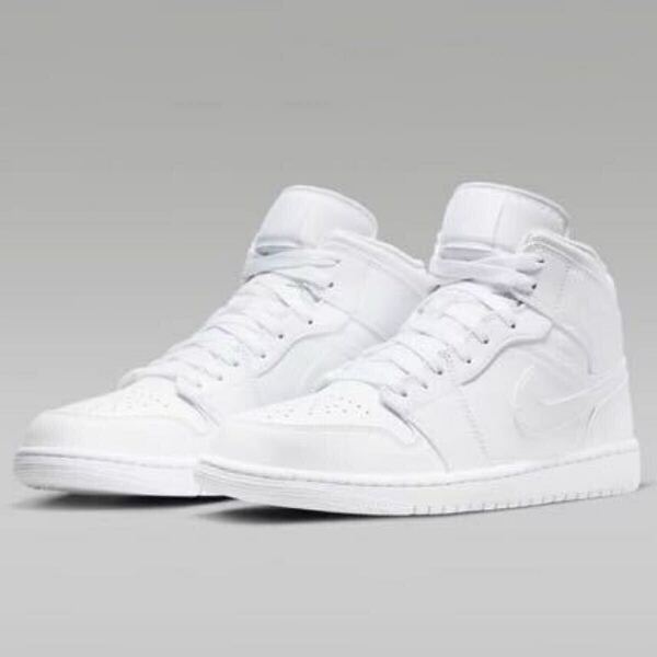 【新品!定価即決送料込!】AIR JORDAN 1 MID★エアジョーダン★NIKE★ナイキ★AF-1★AIR FORCE 1★エアフォース1 ★オールホワイト