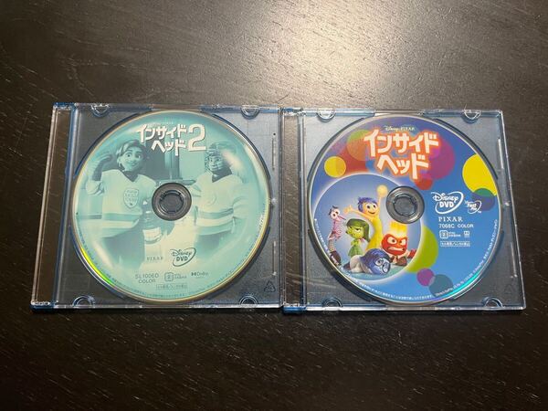 H507 インサイドヘッド 1&2 DVD セット 未再生品 国内正規品 ディズニー DVDのみ(純正ケース・Bluray・Magicコードなし)