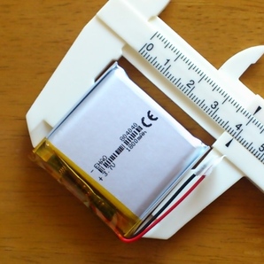 リポ バッテリー 3.7V 1800mAh 804040(8 x 40 x 38mm)