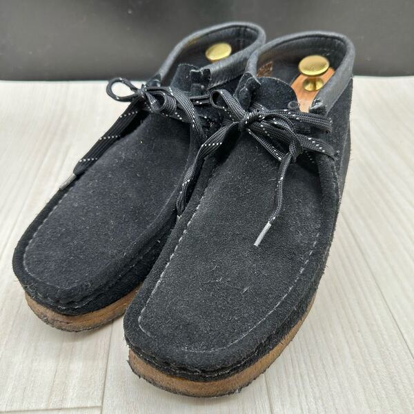 【CLARKS】クラークス ワラビー wallabee ブラック uk7.5
