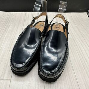 【未使用品】PASCUCCI パスクッチ ローファー サンダル ブラック 本革