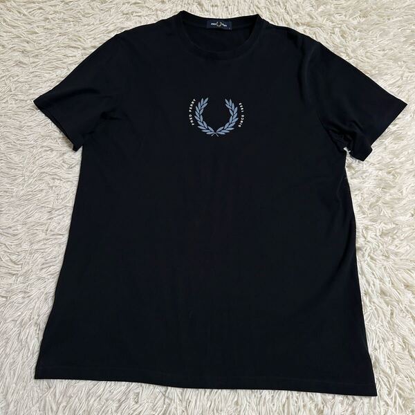 【FREDPERRY】フレッドペリー Tシャツ L 半袖 ブラック