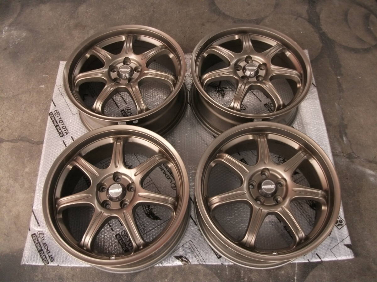 A-TECH MONOBLOCK ブロンズ ホイールセット17インチPCD100 Yahoo!オークション -「a-tech ファイナルスピード」(17インチ