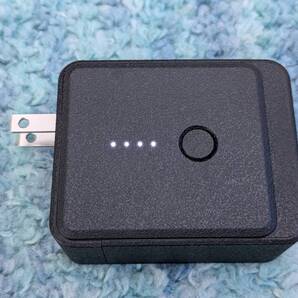 ◎0705u1628 エレコム モバイルバッテリー 5000mAh 20W 45W コンセント一体型 Type-C 2ポート USB PD対応 ブラック EC-C20LBK