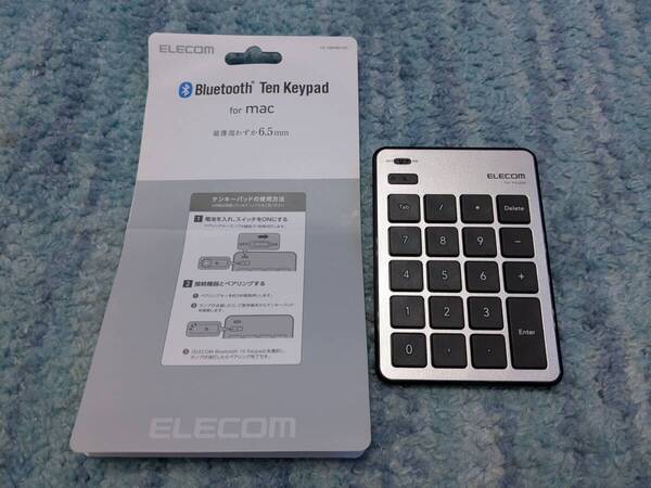 0705u2639 エレコム テンキー Bluetooth パンタグラフ Mac対応 薄型 シルバー TK-TBPM01SV