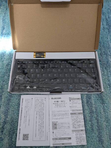 ◎0705u0824 エレコム キーボード Bluetooth パンタグラフ ミニキーボード Windows・Mac・iOS・Android対応 ブラック TK-FBP102XBK