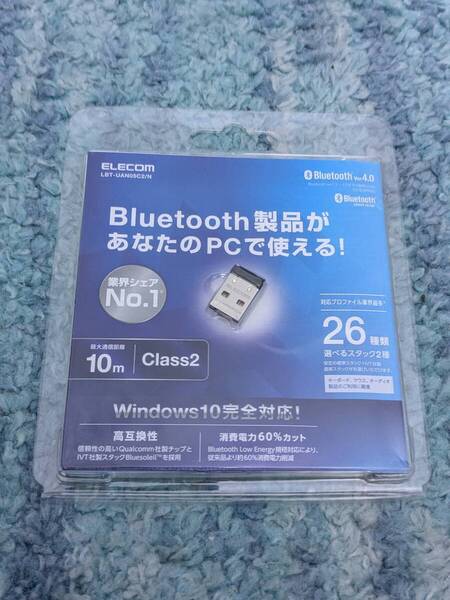 ◎0705u1319 エレコム Bluetooth USB アダプタ USB-Aコネクタ Class2 EDR/LE対応 ブラック LBT-UAN05C2/N