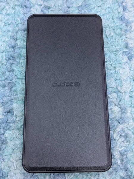 ◎0705u1534 エレコム モバイルバッテリー 急速充電 12000mAh USB PD対応 20W リン酸鉄 出力2ポート ブラック DE-C39-12000BK