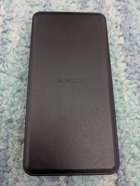 ◎0705u1535 エレコム モバイルバッテリー 急速充電 12000mAh USB PD対応 20W リン酸鉄 出力2ポート ブラック DE-C39-12000BK