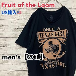 ●T178【US輸入】フルーツオブザルーム 半袖 Tシャツmen's【2XL】
