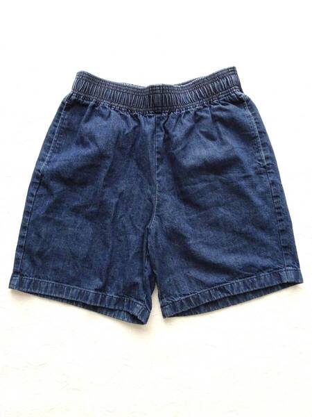 宅急便送料無料 GU ジーユー メンズ デニム ショートパンツ M ネイビー 紺 半ズボン 短パン ハーフパンツ 古着 ボトムス パンツ