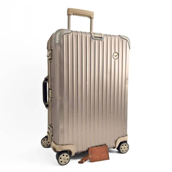 RIMOWA Lufthansa Private Jet リモワ ルフトハンザ プライベートジェット 64L 4輪 TSAロック チェックインM アルミ スーツケース キャリー