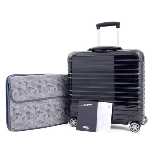 【美品】RIMOWA リモワ SALSA DELUXE サルサデラックス 29L 機内持ち込み 4輪 TSAロック ブラックグロス 黒 スーツケース キャリーバッグ