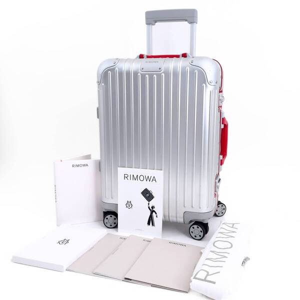 RIMOWA リモワ ORIGINAL Cabin Twist オリジナルキャビン ツイスト 35L 機内持ち込み 4輪 レッド 赤色 アルミ スーツケース キャリーバッグ