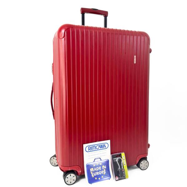 RIMOWA リモワ SALSA サルサ 最大容量 104L 4輪 TSAロック付属 XL トランク マットレッド 艶消し赤色 軽量 スーツケース キャリーバッグ