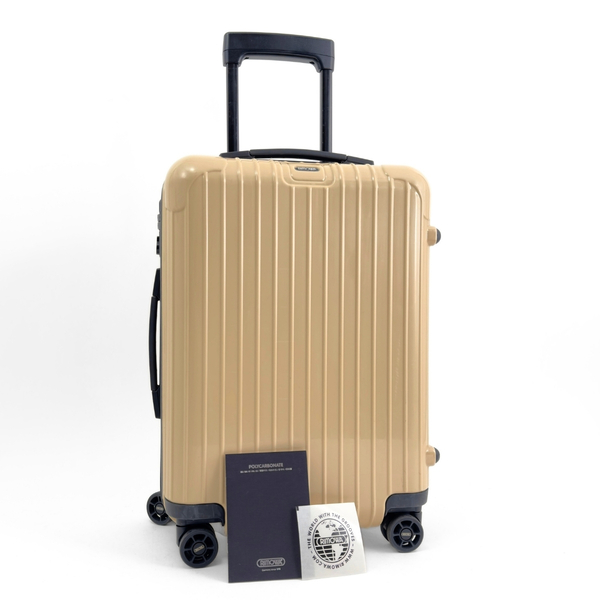 【美品】RIMOWA リモワ UNITED ARROWS ユナイテッドアローズ 35L 4輪 TSAロック 機内持ち込み ミルクティー ベージュ 小型 スーツケース