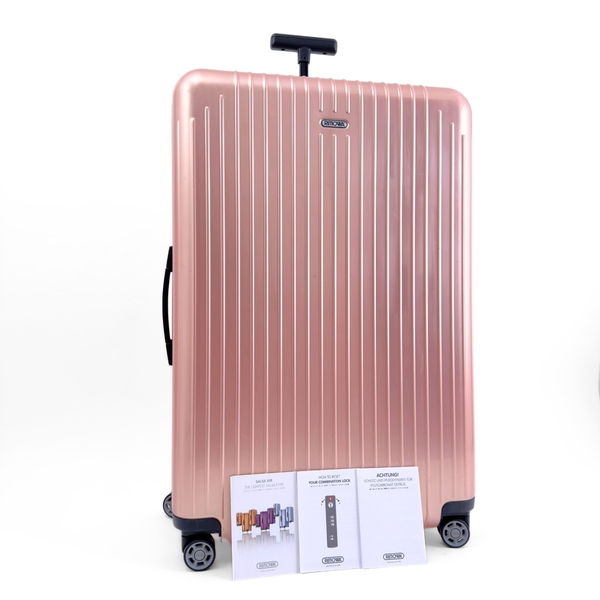 【美品】RIMOWA リモワ SALSA AIR 最大容量 105L 4輪 TSAロック 北米限定 パールローズ ピンク XL トランク スーツケース キャリーバッグ
