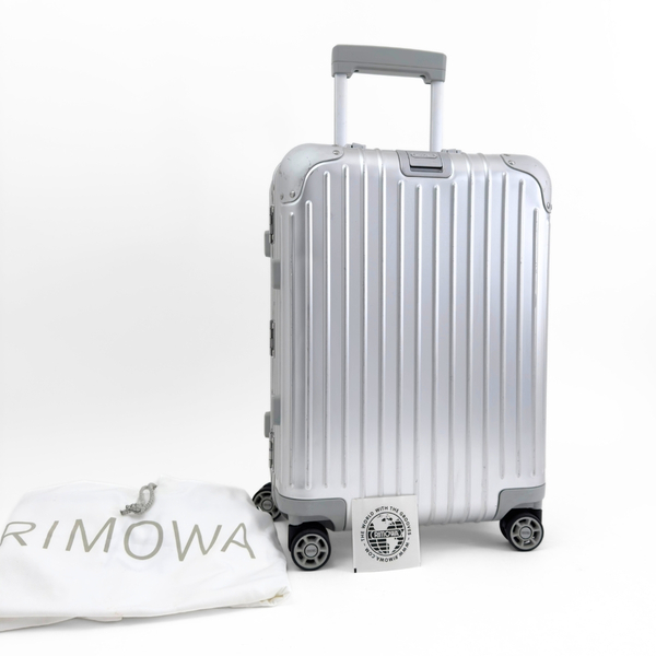 RIMOWA リモワ TOPAS トパーズ 34L 4輪 TSAロック 機内持ち込み キャビン アルミ シルバー 銀色 オリジナル スーツケース キャリーバッグ