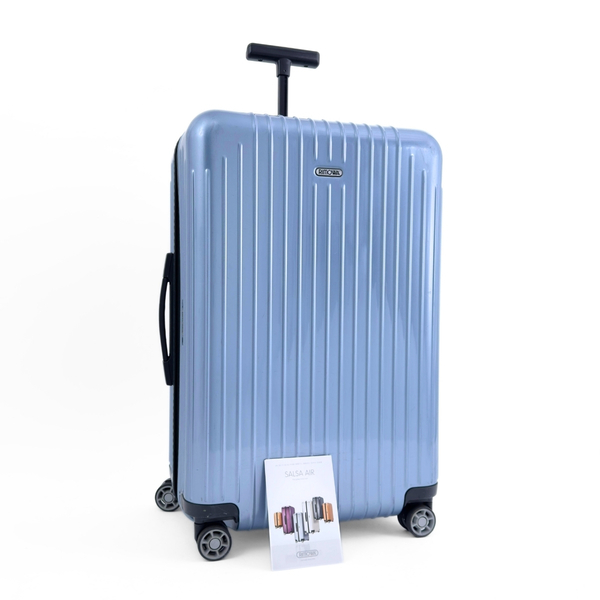 美品 RIMOWA リモワ SALSA AIR サルサエアー 65L 4輪 TSAロック チェックインM アイスブルー 水色系 超軽量 スーツケース キャリーバッグ