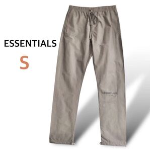Essentials エッセンシャルズ ジョガーパンツ トラックラウンジパンツ コットン ナイロン メンズ Sサイズ カーキ グレージュ ベージュ