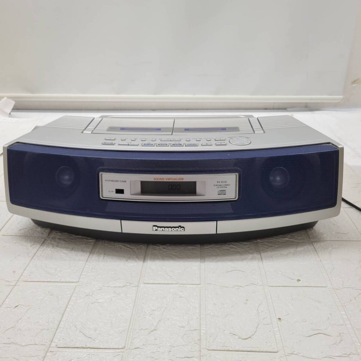 Panasonic パナソニック ＣＤラジオカセット RX-ED50 概要 CDラジオカセット RX-ED50 | ラジオ／CDラジオ／ラジオ