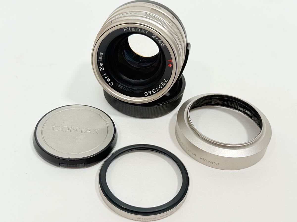 Yahoo!オークション -「contax planar 45mm f2」の落札相場