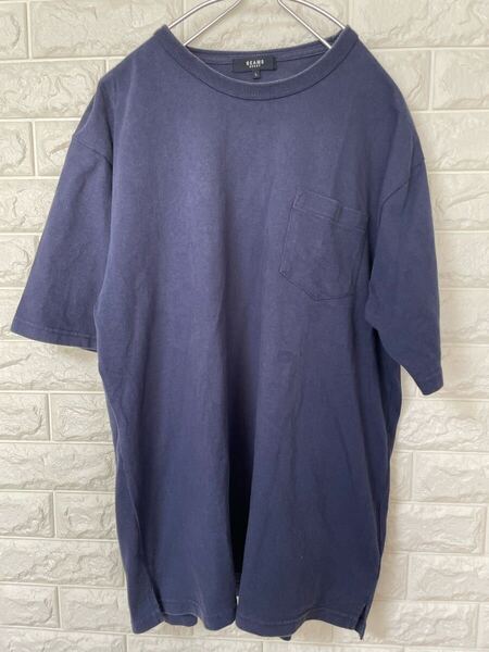 BEAMS HEART ネイビー Tシャツ Lサイズ ポケット付き
