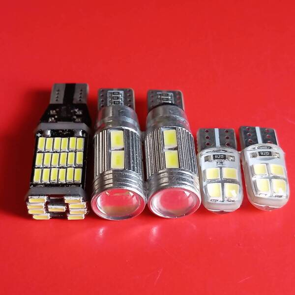 51 52系 62系 DA63T DA16T キャリー トラック 超爆光!T10 LED ルームランプ バックランプ ナンバー灯 5個セット スズキ /45/10/c8