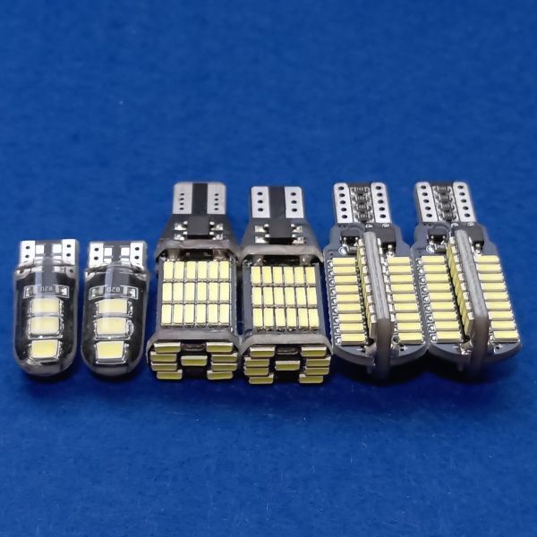 最強! LA650 660S タントカスタム LED ポジション球 スモール バックランプ ナンバー灯 6個セット T10 T16 ホワイト /72/45/6
