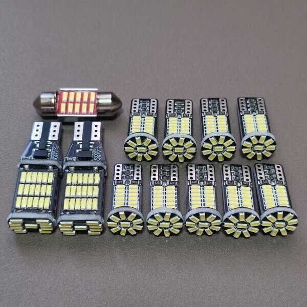 超爆光!SAI サイ AZK10 バックランプ ナンバー灯 ルームランプ 12個セット T10 LED ホワイト 12個セット トヨタ /45/34/t31