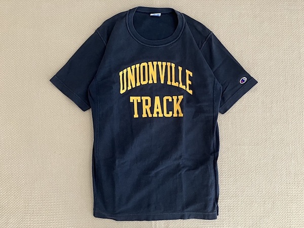 即決 XLサイズ Champion REVERSE WEAVE ヘビーウェイト Tシャツ ネイビー UNIONVILLE ユニオンビル