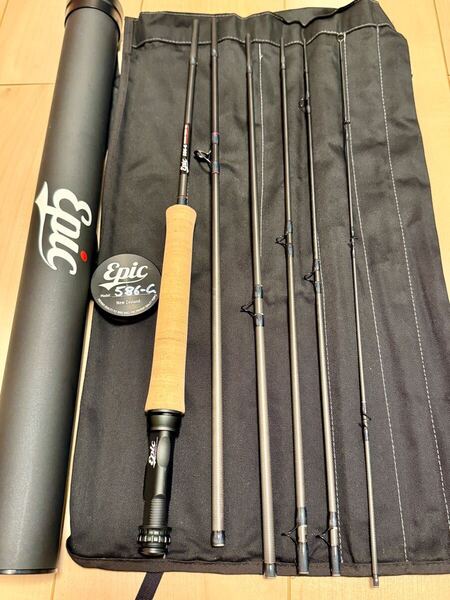 Epic 586G Graphene Packlight fly rod 6ピース グラフェイン パックロッド フライロッド