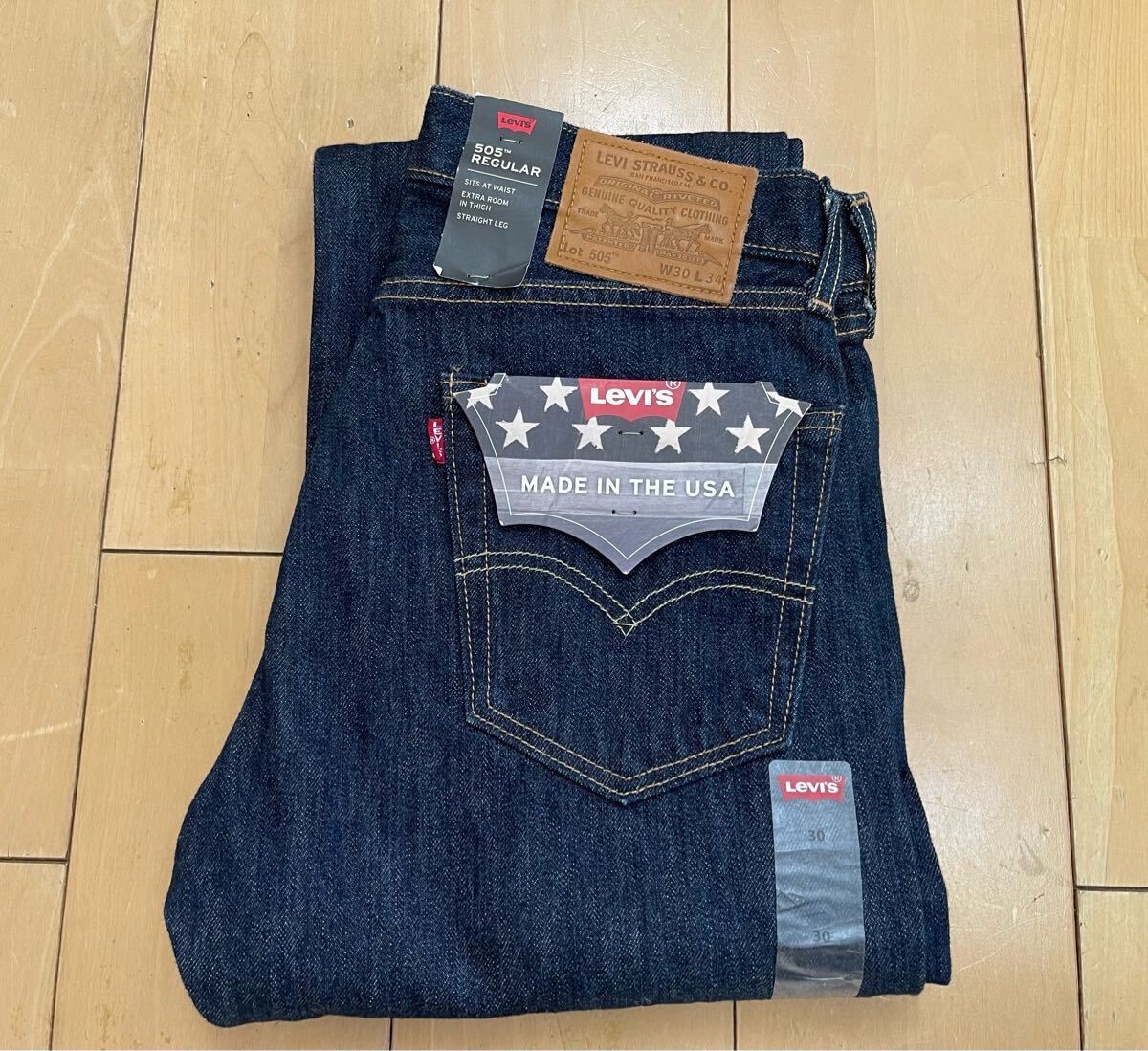 新品未使用タグ付き リーバイス 505 リジット　赤耳　USA製 2025年最新】Yahoo!オークション -リーバイス 505 赤耳の中古品