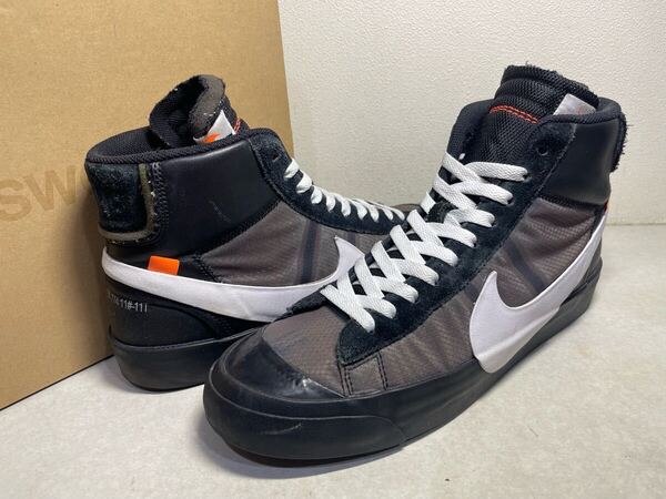 NIKE x off-white the10 BLAZER MID ブレザー ミッド US11 USED AA3832-001