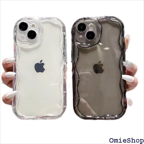 iPhone15 用 ケース 韓国 おしゃれ クリア スリム 携帯便利 黄変防止 アイフォン15 用 ケース 1802