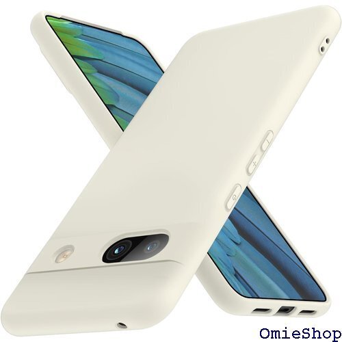 Google Pixel8A ケース シリコン 耐衝撃 指紋防止 滑り防止 ベージュ 6-Pixel8A-02 1844