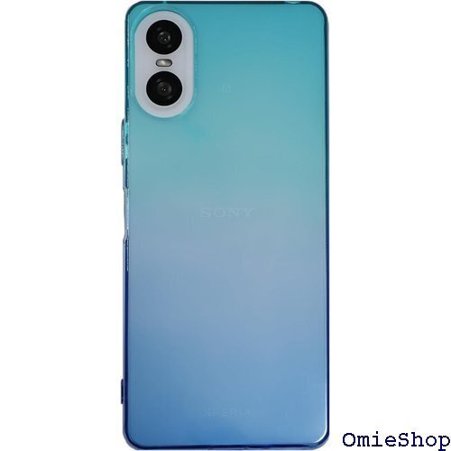 Xperia 10 VI ケース TPU グラデーショ O XQ-ES44 アクアブルー B043X10VIAB 2023