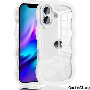 JOOBOY iPhone16 用 ケース クリア 透 アイフォン16 携帯 カバー ホワイト iPhone16 2099