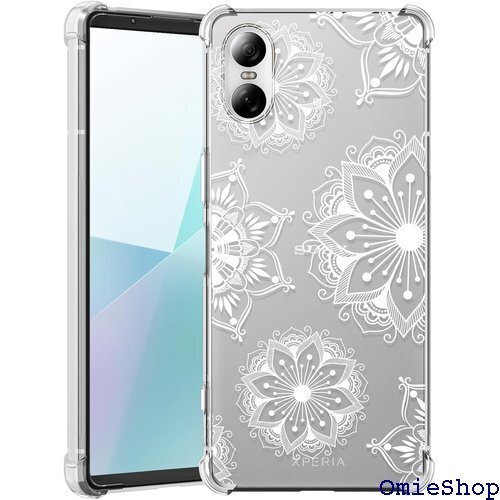 Xperia 10 VI ケース耐衝撃 おしゃれ クリ かわいい 携帯カバー 花 D636-xp 10vi-01 2154