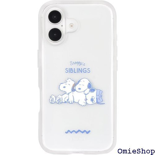 グルマンディーズ ピーナッツ スヌーピー IIIIfi hone16 対応 ケース きょうだい SNGG-82C 2219