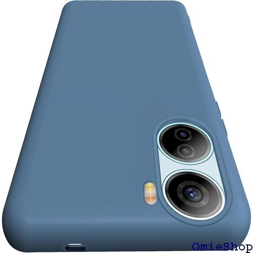 ZTE Libero 5G IV 用 ケース シリコン 携帯カバー 青 R104-PYMS-ZL5IV-QIN 2441