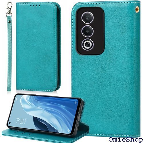 適用 OPPO A3 5G A402OP CPH263 カード入れ スタンド 落ち着いた色 レトロ ターコイズ 2471