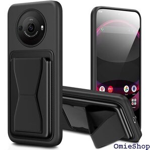 AQUOS R8 Pro ケース AQUOS R8s ン ケース バンド付き スタンド機能 耐久 滑り止め 黑 2480