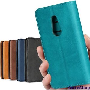 Arrows BE4 ケース F-41A doo Fu ンド機能 スマホケース 落ち着いた色 レトロ ターコイズ 308
