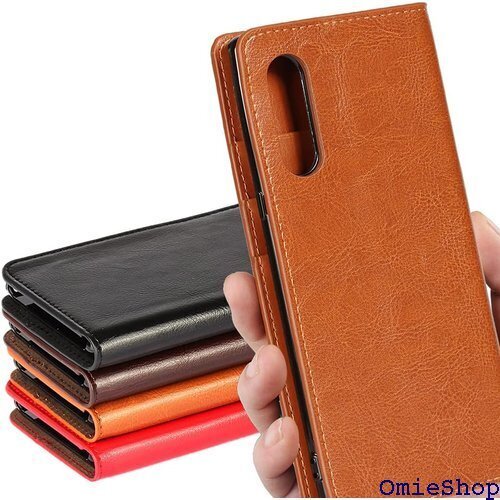 LG VELVET L-52A ケース ドコモ L-5 ード入れ 耐久性 摩擦耐性 スマホケース ライトブラウン 340