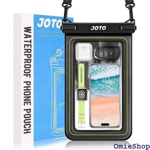JOTO 防水スマホケース 水に浮く 大容量ドライバッ Huawei Xperia android - ブラック 1035
