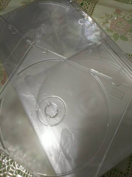 【 今すぐ落札・送料0 】 プラケース 薄型 10枚 CD・DVD収納用 ※他商品との同梱包「まとめて取引」不可