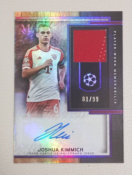 【99枚限定】2023-24 TOPPS MUSEUM COLLECTION キミッヒ KIMMICH サインカード レリック RELIC バイエルン